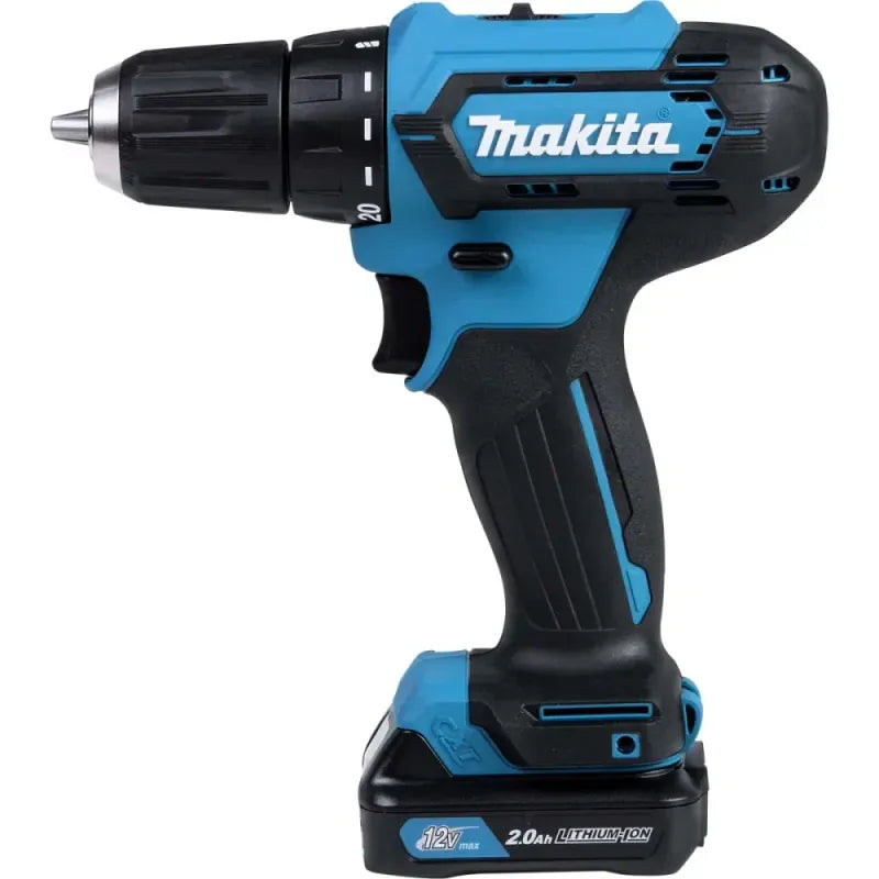 Kit de destornillador y taladro de impacto con batería Biv Makita de 12 V