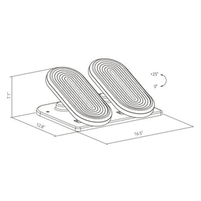 HINOMI Ergonomic Footrest for Work and Study