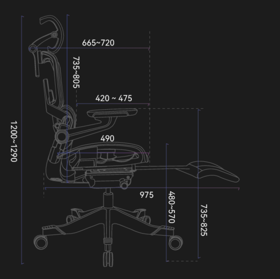 H1 Pro V2 Ergonomic Office Chair (Referral)