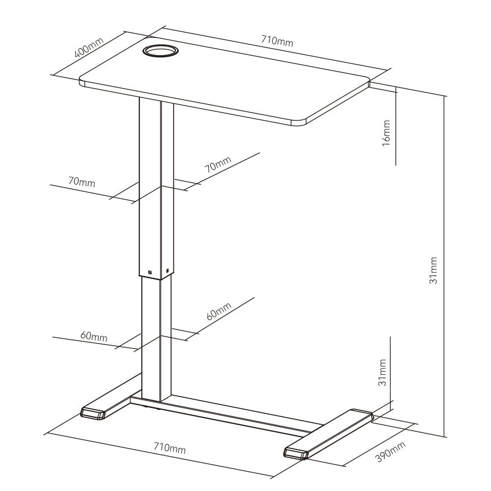 Air Lift Side Table