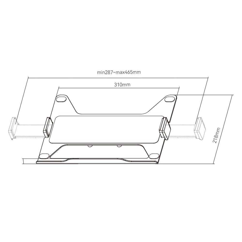 Laptop Tray for Monitor Arm