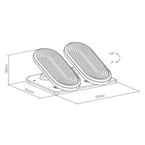 Ergonomic Motor Pedal Balance Board Footrest